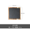 Square Shaped Acacia and Slate Serving Board Cheese Board for Snack / Dessert / Charcuterie