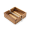 Acacia Wood Napkin Holder for Kitchen Dinner Table Decor