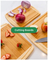 Premium Two-Tone Bamboo Chopping Board Set of Three
