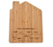 Unique House-Shaped Bamboo Cutting Board Perfect for Gifting