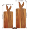 Premium Non-Slip Acacia Wood Cheese Board and Serving Set