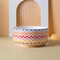 Fashion Good Design Ceramic Pet Bowl with Bamboo Wooden Base for Dogs and Cats