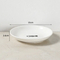 Neck-Protecting Round Ceramic Pet Food Bowl Dog Cat Bowls with Metal Stand