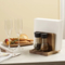 Natural Napkin Holder Stand with Salt Pepper Caddy Restaurant Lunch Organizer
