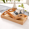 Customizable Engraved Beech Wood Serving Tray for Charcuterie Boards & Party Snacks
