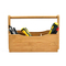 Bamboo Cutlery Organizer Utensils Holder with Spice Rack & 3-Piece Utensil Set