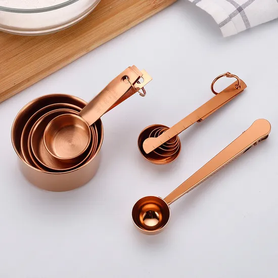 Wholesale Price Custom Logo Stainless Steel Measuring Scoop Espresso Coffee Matcha Stainless Steel Measuring Spoon Set