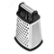 Kitchen Tool 4 Sided Handheld Stainless Steel Cheese Ginger Potatoes Food Shredder Cheese Grater