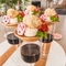 Reusable Eco Wine Glass Bambo Covers Charcuterie Topper Coasters for Family Gatherings