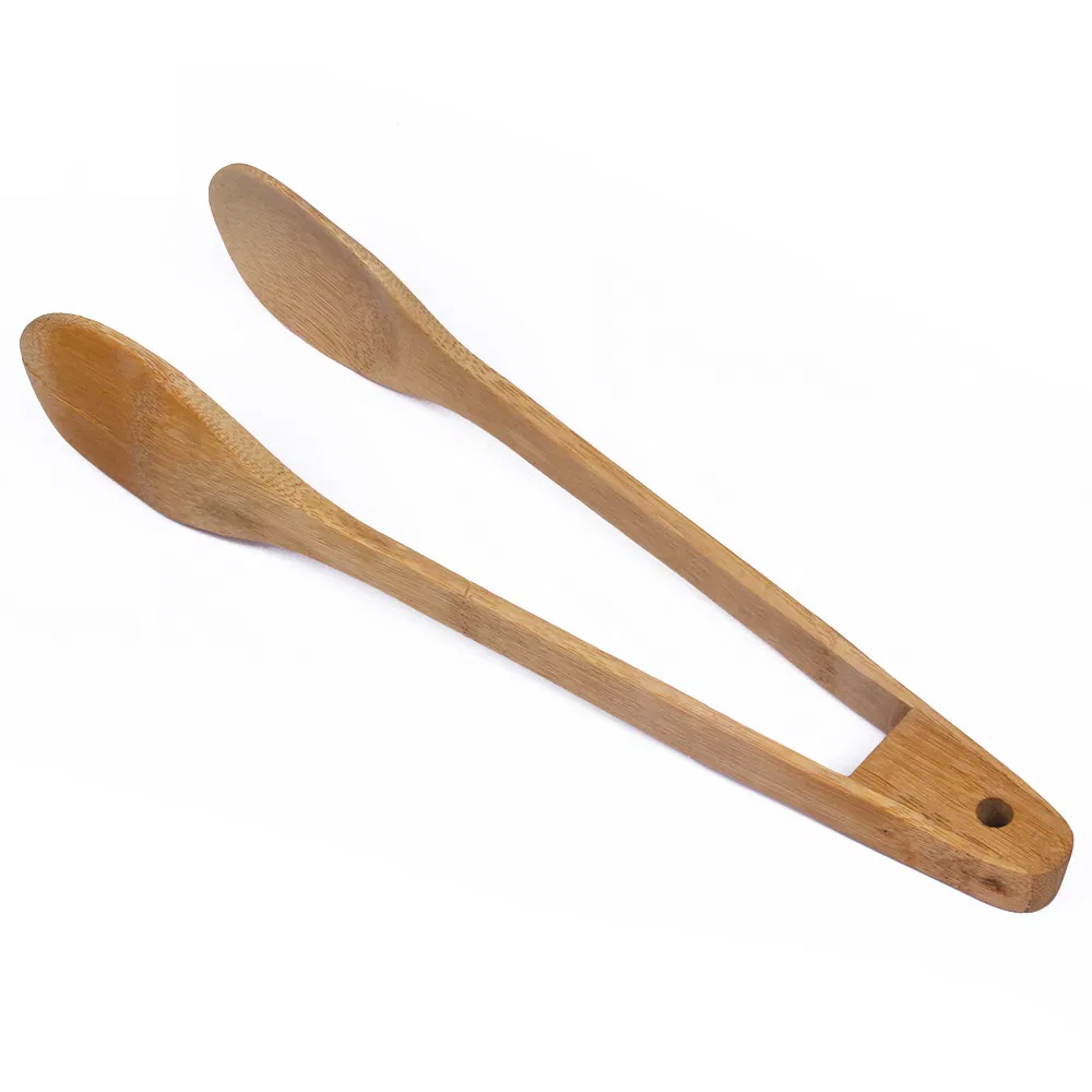 Manufacture Bamboo Kitchen Food Tongs