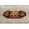 Acacia Cheese Board Serving Tray with 4 Ceramic Bowls