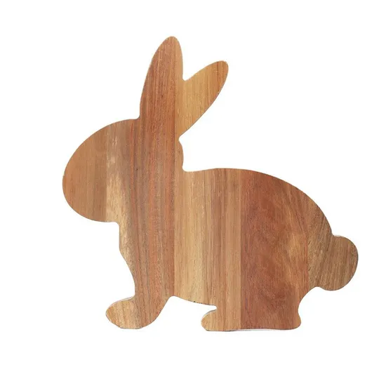 Artisan-Crafted Engraved Turtle Shape Wood Charcuterie Platter