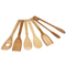 Non Stick and Portable Bamboo Cooking Utensils Set for BBQ