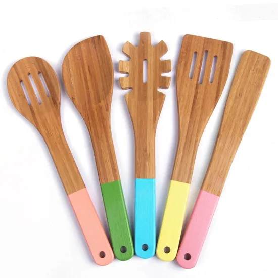 High Quality Bamboo Kitchen Tools Set of 5