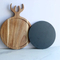 Christmas Round Acacia Wood and Slate Cheese Board