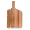 Acacia Wood Food Serving Tray with DIP Groove