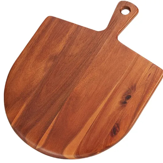 Paddle Shape Wood Pizza Serving Board Cutting Board