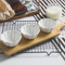 Sauce Dish Seasoning Dish with Bamboo Serving Tray for Restaurant