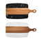 Wholesale Paddle Shape Marble Wooden Cheese Board Serving Board with Handle