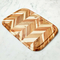 Large Rectangle Herringbone Pattern Wood Cutting Board for Kitchen
