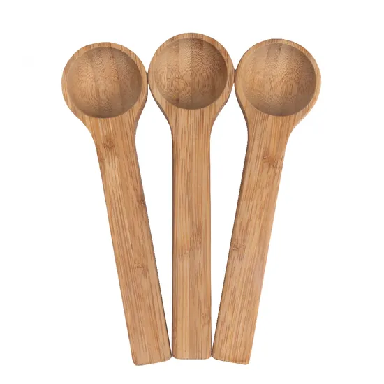 Bamboo Measuring Spoon Set of 3 for Kitchen