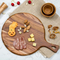 Most Popular Kitchenware Custom Solid Wood Chopping Board with Handle