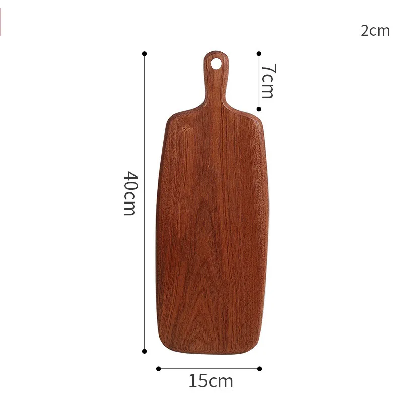 Double-Side Ebony Wood Cutting Board Set with Hanging Hole
