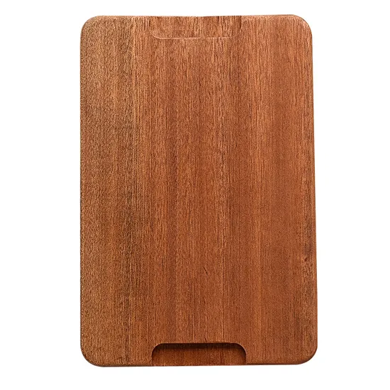 Rectangle Ebony Wood Chopping Board with Juice Groove