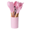 Wholesale Custom Silicone Kitchen Utensils with Wooden Handle for Cooking