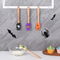 Wholesale Halloween Style Printed Silicone Cake and Cream Baking Spatula with Wooden Handle