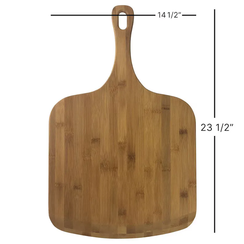 Large Laser Engraved Bamboo Serving Board Pizza Board 23.5" X 14.5"