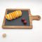 Customized Acacia Wood and Slate Cheese Board Serving Trays for Cake / Steak / Dessert