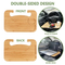 Double-Sided Bamboo Car Tray for Eating and Work