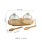 Small 5 Inch Bamboo Butter Dish Dessert Tray with Lid From Fujian Factory
