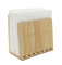 Adjustable Bamboo Napkin Holder for Dining Room, Picnic, Kitchen Table Indoor Outdoor