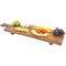 Long and Extra Large Paddle Serving Tray Acacia Serving Board with Handle and Sturdy Feet
