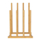 Natural Bamboo 4 Pair Boot Rack Shoes Rack