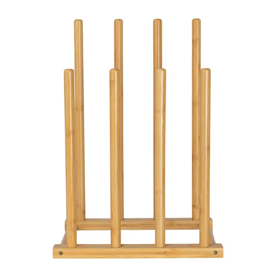 Natural Bamboo 4 Pair Boot Rack Shoes Rack