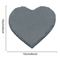 Rustic Style Heart Shaped Slate Coasters Set for Country Kitchens