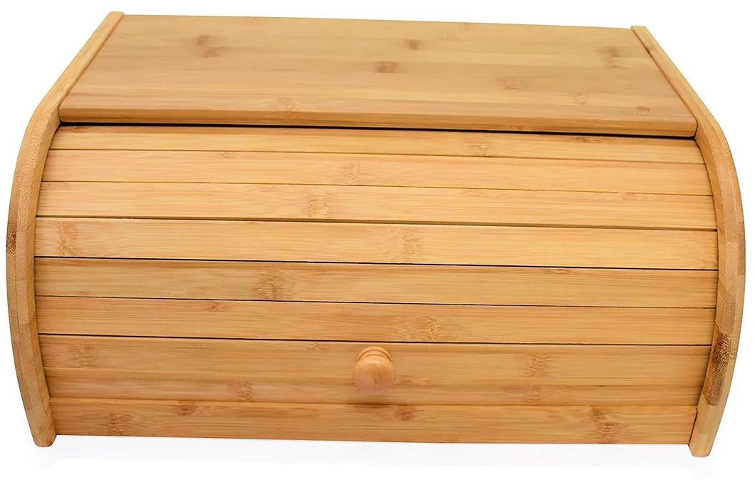 High - Quality Assembly Needed Bamboo Bread Storage Organizer