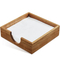 7.2 Inch Acacia Wood Tabletop Tissue Dispenser for Home / Restaurant / Hotel