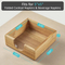 Acacia Wood Napkin Holder for Kitchen Dinner Table Decor