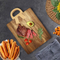 Extra Large Acacia Wood Reversible Serving and Chopping Board with Handle