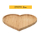 Bamboo Plates Wooden Serving Tray Tea Cup Storage Fruits Organizer