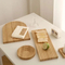 Wave Design Beech Wood Serving Tray Bread Cutting Board