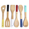 Wholesale Colorful Bamboo Cooking Utensils Set for Christmas Gift