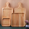 Rustic Rectangular Beech Wood Tea Food Serving Tray