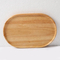 Manufacture Oval and Round Shape Beech Wood Food Tray / Plate for Home