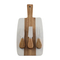 Best Selling Marble Cheese Cutting Board with Knife Set