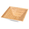 Large Square Bamboo Salad Bowl Fruit Bowl with Color Painting